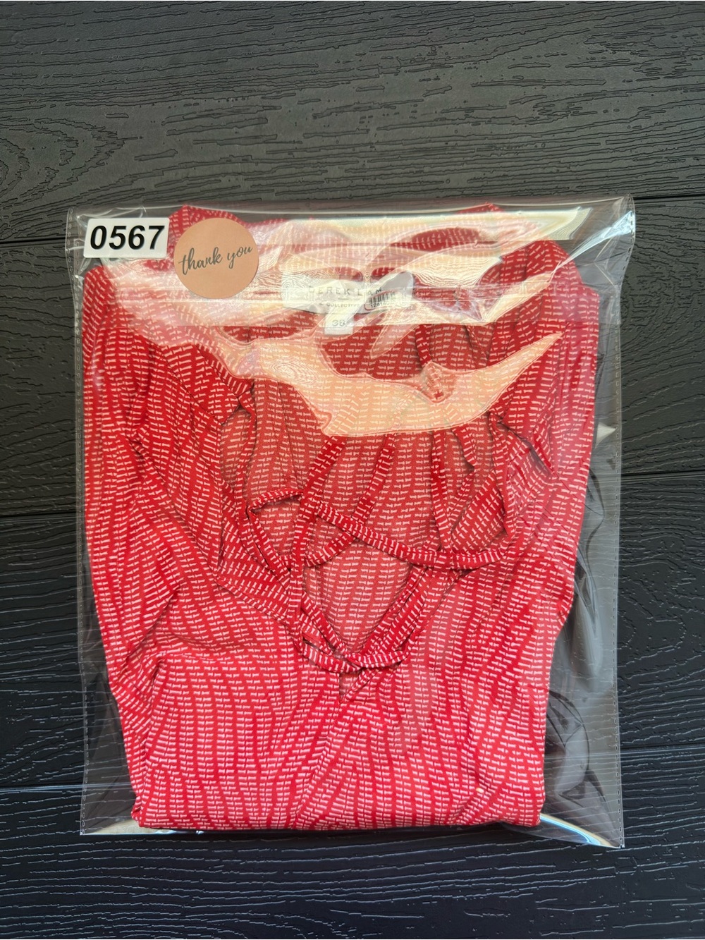 Derek Lam Luxury Top Long Sleeve Ruffle Bow Size 6 Office Career Artsy Bold Chic - Picture 9 of 9